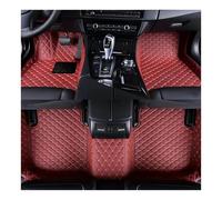 Non Slip Carpet For Hyundai For Genesis BH 2008 2009 2010 2011 2012 2013 Luxury Leather Floor Liners Full Coverage Car Carpet Cover Mats Vehicle Mats(Style 1 Wine Red)
