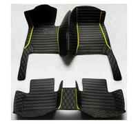 Non Slip Carpet For Land For Rover For Freelander 2 2010 2011 2012 2013 2014 2015 Weather Waterproof Leather Floor Liners Coverage Auto Car Mats Vehicle Mats(Style 4 Black Yellow)