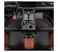 Non Slip Carpet For Peugeot 208 A9 2012 2013 2014 2015 2016 2017 2018 Weather Waterproof Luxury Leather Floor Liners 3D Coverage Car Mats Vehicle Mats(Style 1 Red)