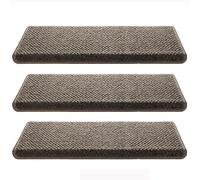 Non-Slip Carpet Stair Treads - Self-Adhesive, Skid Resistant & Washable Step Covers for Indoor Stairs - Pet & Child Friendly, Easy Installation
