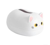 Non-Slip Cat Wipe Dispenser with Wide Top Opening(white)