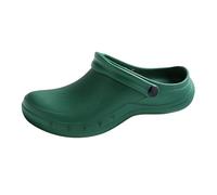 Non Slip Chef Shoes Men's Kitchen Clogs Work Footwear Comfortable Slip Slippers for Cooking and Restaurant Staff Durable Lightweight Design (Green, 4.5)