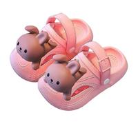 Non-slip children's shoes, comfortable, casual outdoor sandals for children, adjustable for easy fit, ideal for everyday use, beach trips and relaxing, sandals, size 24 boys, pink, 23 EU X-Schmal