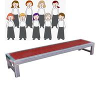 Non-Slip Choir Risers Stage Platform for School and Church, Ideal for Group Performances and Presentations, 1 Tier Design