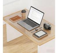 Non-Slip Clear Desk Mat for Home and Office 30 x 60 cm PVC Desk Protector Mat, Clear Plastic Table Protector Cover Pad, 1.5mm Thick Waterproof Computer Desk Mat(90cm*160cm)