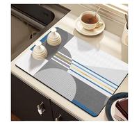 Non-Slip Coffee Mat, Coffee Machine and Bar Service Mat Multiple Sizes(J Style,Width40*length50cm)