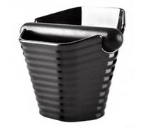 Non-Slip Coffee Puck Disposal Box 0.6L for durable ABS Non-Slip | Space-saving compact size, 13.7x12.7x9.5cm, fits small kitchens, for ideal for home for barista stations