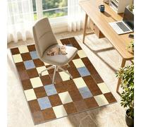 Non-Slip Computer Gaming Rolling Desk Chair Mat 130x150cm | Large Rolling Office Chair Mat for Carpeted Hardwood Floor Protector, Multi-Purpose Protection Carpet for Home Wooden Floors
