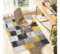 Non-Slip Computer Gaming Rolling Desk Chair Mat 160x180cm | Large Rolling Office Chair Mat for Carpeted Hardwood Floor Protector, Multi-Purpose Protection Carpet for Home Wooden Floors