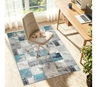 Non-Slip Computer Gaming Rolling Desk Chair Mat 160x210cm | Large Rolling Office Chair Mat for Carpeted Hardwood Floor Protector, Multi-Purpose Protection Carpet for Home Wooden Floors