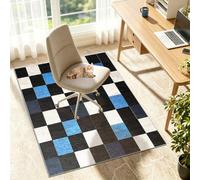 Non-Slip Computer Gaming Rolling Desk Chair Mat 160x230cm | Large Rolling Office Chair Mat for Carpeted Hardwood Floor Protector, Multi-Purpose Protection Carpet for Home Wooden Floors