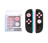 Non-slip controller pad abrasion resistant joystick cover provides grip and responsive button feedback on the NSW2 silicone joystick sleeve