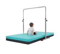 Non Slip Crash Mat For Gymnastics Bars Training Horizantel Bar Landing Crashing [135cm x 100cm x 8cm, Turquoise]