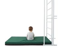 Non Slip Crash Mat For Gymnastics Bars Training Horizantel Bar Landing Crashing [135cm x 90cm x 8cm, Green]