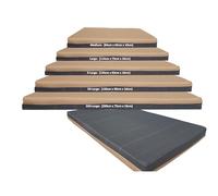Non Slip Crash Mat, Landing, Tumbling, Safety Gymnastics Exercise Mat Pad [Beige, Large]