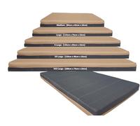 Non Slip Crash Mat, Landing, Tumbling, Safety Gymnastics Exercise Mat Pad [Beige, X-Large]