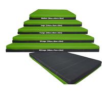 Non Slip Crash Mat, Landing, Tumbling, Safety Gymnastics Exercise Mat Pad, Critical Fall Height Tested to 3 Metres BS:EN1177 (Lime Green, XX-Large [150 x 90 x 10])