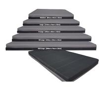 Non-Slip Crash Mat, Safety Exercise Gym Mat Pad, Critical Fall Height Tested to 3 Metres BS:EN1177 [Grey, XXX-Large]