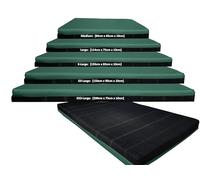 Non-Slip Crash Mat, Safety Exercise Gym Mat Pad, Critical Fall Height Tested to 3 Metres BS:EN1177 [Green, XX-Large]