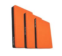 Non-Slip Crash Mat, Safety Exercise Gym Mat Pad, Critical Fall Height Tested to 3 Metres BS:EN1177 [Orange, X-Large]
