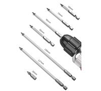 Non-Slip Cross Screwdriver Bits PH2 Anti-Slip Striped Head for Broken Screws Use in Home Car Telecommunications Mechanical