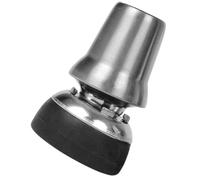 Non Slip Crutch Tip for Walking Cane and Trekking Pole Use | Stainless Steel and Plastic Build, Rotating Head, Daily Wear Resistance, for Crutch or Trekking Pole