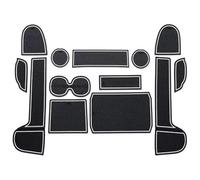 Non-slip Cup Holder Insert For Mitsubishi For Eclipse For Cross 2017 2018 2019 2020 Car Anti-slip Mat Door Groove Cup Phone Pad Gate Slot Coaster(Black White)