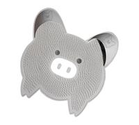 Non Slip Cushion, Foot Exfoliatings Pad, Rabbits Shape Massage Mat, Quick-Drying & Hygienic Design, Dead Skin Remover, 42.5x42.5cm for Bathroom Cleaning Seniors Elderly Pedicure Care