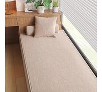 Non-Slip Cushions for & Furniture Indoor Bench & Ledge Pads Floor Mats for Shoe Racks Sofa Bedroom & Living Room 190x60x2 cm Khaki