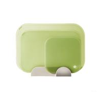 Non-Slip Cutting Boards with Deep Juice Grooves 3 Pack(Green)
