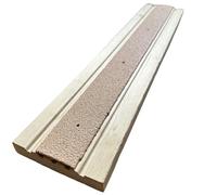 Non Slip Decking Strips - Anti Slip GRP Tread for Garden, Ramp, Stair & Patio - Anti Skid Safety Strips for Wood & Composite Decking for Outdoor Steps - Beige 1200mm x 50mm - Slips Away