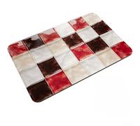 Non Slip Diatomite Bath Mat Ultra Fast Drying Bathroom Floor Mat Water Absorbing Soft Foot Towel 40x60cm(B)