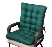 Non-Slip Dining Chair Cushions - Soft, Comfortable Seat Pads with Adjustable Ties, Green, 35x70cm - Ideal for Home & Office Seating Comfort