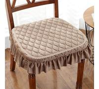 Non-Slip Dining Chair Pads - Comfortable Washable Boosters for Kitchen Seats, Well-Filled Cushions Perfect for Dining Room & Home Use, Set of 4