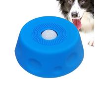 Non Slip Dog Lick Bowl, Anti Choking Treat Dispenser, 15x12cm Pet Lick Sphere for Small Medium Large Dogs, Food Grade Material with Base, Interactive Feeding Toy for Yogurt Liquid Dietary