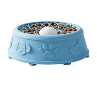 Non Slip Dog Lick Bowl - Silicone Slow Feeder, Dog Slow Feeder for Pets, Puppy Bowl with Textured Lick Design, Mealtime Cat Item, Cat Bowls Ideal for Puppy Kitten Crate Training Daily Use