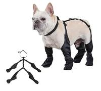 Non-slip Dog Paw Protector, Waterproof Dog Boots Outfit Puppy Shoes for Outing Hiking Walking though Muddy Rainy Snowy Day