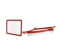 Non-Slip Dough Rolling Mat with Guide Lines 42cm | Built-in measurement lines, perfect macaron sizing, non-slip grip, stable countertop work surface(42*29.5 Red)