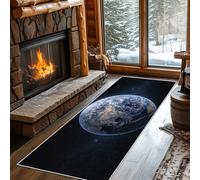 Non Slip Earth Runner Rug for Hallway Washable, 90 x 270 cm Space Blue Ball Carpet Runner Extra Long for Living Room, Hall, Kitchen, Bedroom, Indoor Door Mat, Ultra Thin