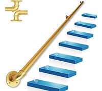 Non-Slip en Stair ils | Vintage Industrial Galvanized Pipe Support | Safety Grab Bar for Children Elders & Pregnant Women | Ideal for Steps Bars & Lofts