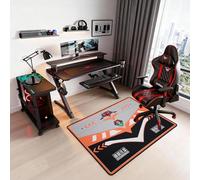 Non-Slip Floor Chair Mat for Neon Genesis Evangelion EVA-00 Series Inspired Design 35"×47"