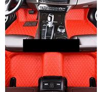 Non-slip Floor Mats Car Floor Mats Auto Leather Carpets For Q3 8U 2018 2017 2016 2015 2014 2013 2012 Decoration Waterproof Protect(LHD 3pcs red)