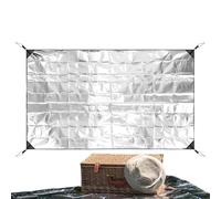Non-Slip Foam Camping Mat - Camping Mat Foam Foil | Aluminum Foil Foam Sleeping Pad, Double-Sided Waterproof Foil Mat Sleeping Tent Pad, Thermal Insulating Mat for Camp and Outdoor Picnic