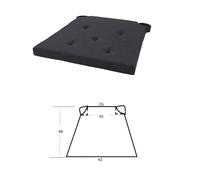 Non-Slip Foam Cushions Set for Dining & Garden Chairs - Trapezoidal Seat Pads for Kitchen Seating - Available in 2, 4, or 6 Pack for Ultimate Comfort and Style