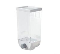 Non-Slip Food Storage Jar 1.5L for Kitchen Wall(1.5L white)