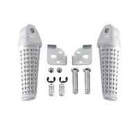 Non-Slip Foot Rest Pegs For Suzuki For DR-Z400S 2000-2009 For GSX-R750 1996-1999 For GSX-R600 1997 For TL1000R 1998-2002 Motorbikes Foot Pedal(Silver)