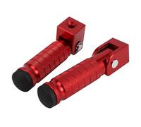 Non-slip Foot Rest Pegs Pedals Motorcycles Rear Pedal Bracket Fit For Honda Fit For Yamaha Fit For Kawasaki Fit For Dirt Pit Bike Moto Foot Pedals Rests(Red)