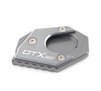 Non-slip For KYMCO DTX360 DTX 360 Motorcycle Accessories Kickstand Extension Side Stand Enlarge Pad Plate(Gray)