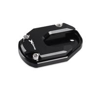 Non-slip For KYMCO Xciting 250 400 DTX360 DTX 360 Downtown 300 300i 350i 200i Side Stand Extension Pad Support Plate(Black b)
