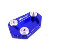 Non-slip For S1000R S1000 R S 1000R 2014 2015 2016 CNC Kickstand Foot Side Extension Pad Support Plate Enlarge Stand(Blue)